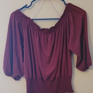 Off the shoulder top